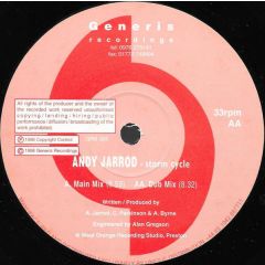 Andy Jarrod - Andy Jarrod - Storm Cycle - Generis Recordings