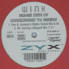 Josh Wink - Josh Wink - Higher State Of Consciousness - ZYX
