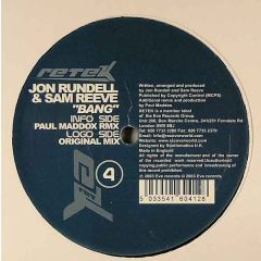 Jon Rundell & Sam Reeve - Jon Rundell & Sam Reeve - Bang - Retek