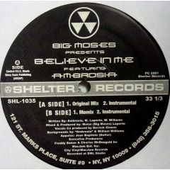 Big Moses Feat Ambrosia - Big Moses Feat Ambrosia - Believe In Me - Shelter