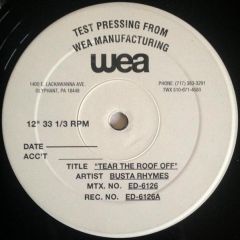 Busta Rhymes - Busta Rhymes - Tear The Roof Off - Elektra