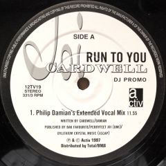 Joi Cardwell - Joi Cardwell - Run To You (Remixes) - Activ