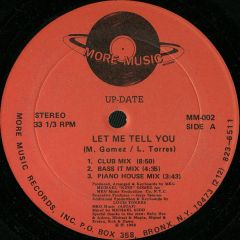 Up-Date - Up-Date - Let Me Tell You - More Music Records