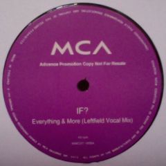 IF? - IF? - Everything & More - MCA