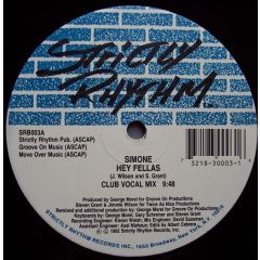 Simone - Simone - Hey Fellas - Strictly Rhythm