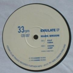 Mark Broom - Mark Broom - Emulate EP - Cosmic