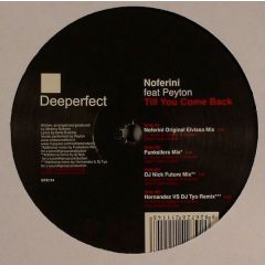 Noferini Feat. Peyton - Noferini Feat. Peyton - Till You Come Back (Remixes) - Deeperfect