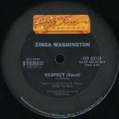 Zinga Washington - Zinga Washington - Respect - My Disc Records