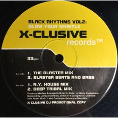 DJ Duke - DJ Duke - Black Rhythms Vol. 2 - Blow Your Whistle - X-Clusive Records