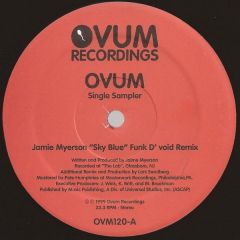 Jamie Myerson / Esp Woody MC - Jamie Myerson / Esp Woody MC - Sky Blue (Rmx) / Good Great Wonder - Ovum