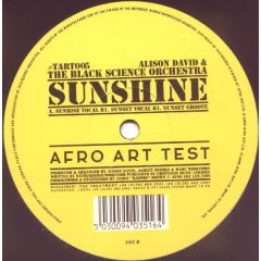 Alison David & The Black Science Orchestra - Alison David & The Black Science Orchestra - Sunshine - Afro Art