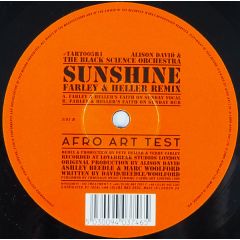 Black Science Orchestra - Black Science Orchestra - Sunshine (Remixes) - Afro Art
