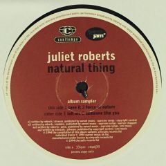 Juliet Roberts - Juliet Roberts - Natural Thing (Album Sampler) - Cooltempo