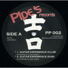 Max Fedele Featuring Boys & Girls - Max Fedele Featuring Boys & Girls - Guitar Experience - Pipe's Records