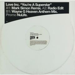 Love Inc - Love Inc - You'Re A Superstar - Nulife