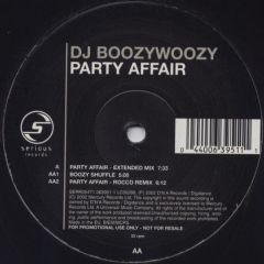 DJ Boozy Woozy - DJ Boozy Woozy - Party Affair - Serious
