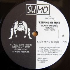 Black Rascals Featuring Roger Harris - Black Rascals Featuring Roger Harris - Keeping My Mind - Sumo Records