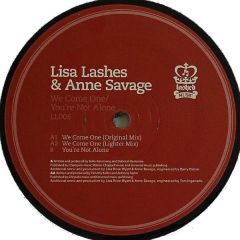 Lisa Lashes & Anne Savage - Lisa Lashes & Anne Savage - We Come One - Lashed Music