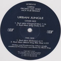 Urban Jungle - Urban Jungle - Bad Man - Union City Recordings