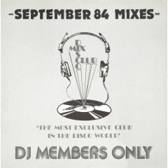 Various Artists - Various Artists - September 84 - The Mixes - DMC