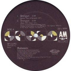 Raheem - Raheem - Shotgun - A&M