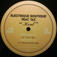 Electrique Boutique Ft Taz - Electrique Boutique Ft Taz - Heal - Continental 