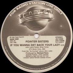 Pointer Sisters - Pointer Sisters - If You Wanna Get Back Your Lady - Planet