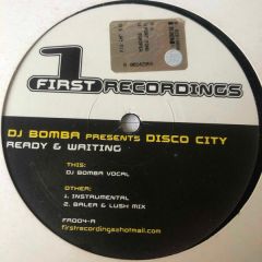 Disco City - Disco City - Ready & Waiting - First Recordings