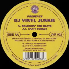 Vinyl Junkie - Vinyl Junkie - Searchin For Beats - Junkie Vinyl