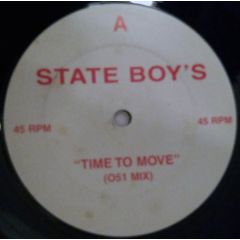 State Boy's - State Boy's - Time To Move / Shake It Up  - Not On Label