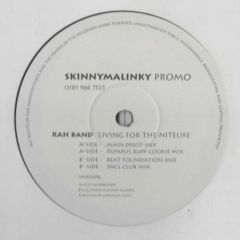 Rah Band - Rah Band - Living For The Nitelife - Skinnymalinky