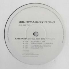 Rah Band - Rah Band - Living For The Nitelife - Skinnymalinky