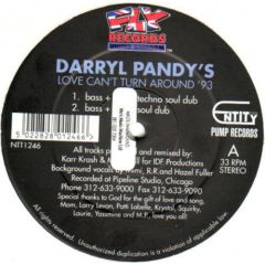 Darryl Pandy - Darryl Pandy - Love Can't Turn Around (1993 Remix) - Fly Records