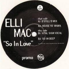 Elli Mac - Elli Mac - So In Love - Moonshine Music