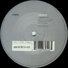 Lange - Lange - I Believe - Additive