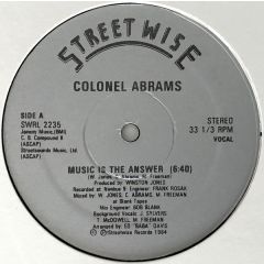 Colonel Abrams - Colonel Abrams - Music Is The Answer - Streetwise