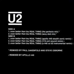 U2 - U2 - Even Better Than The Real Thing - Remixes - Island Records