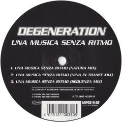 Degeneration - Degeneration - Una Musica Senza Ritmo - Vision Soundcarriers