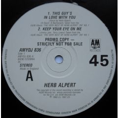 Herb Alpert - Herb Alpert - This Guy's In Love With You - A&M Records