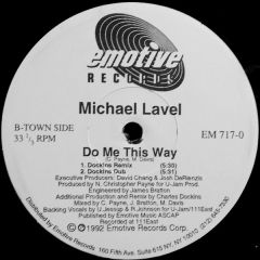 Michael Lavel - Michael Lavel - Do Me This Way - Emotive