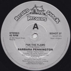 Barbara Pennington - Barbara Pennington - Fan The Flame - Record Shack Records
