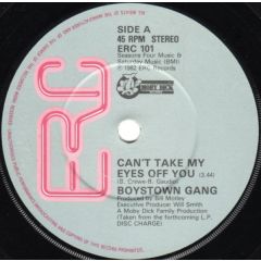 Boystown Gang - Boystown Gang - Can't Take My Eyes Off You - ERC Records