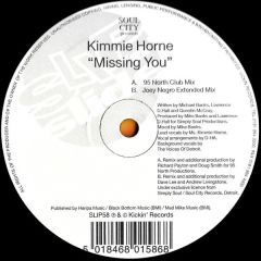 Kimmie Horne - Kimmie Horne - Missing You - Slip 'n' Slide