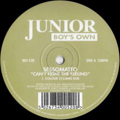 Sessomatto - Sessomatto - Can't Fight This Feeling (Remixes) - Junior Boys Own