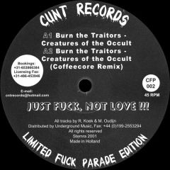 Various Artists - Various Artists - Just Fu*k, Not Love!!! (Limited Fu*k Parade Edition) - Cunt Records