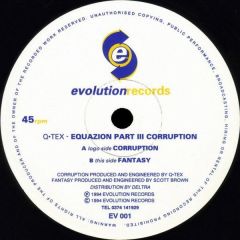Q Tex - Q Tex - Equazion Part Iii - Evolution Records