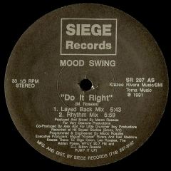 Mood Swing - Mood Swing - Do It Right - Siege Records