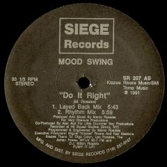 Mood Swing - Mood Swing - Do It Right - Siege Records