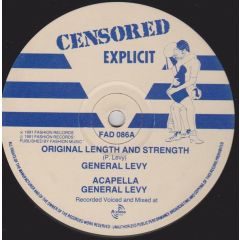 General Levy - General Levy - Original Length & Strength - Fashion Records