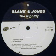 Blank & Jones - Blank & Jones - The Nightfly - Popular Records